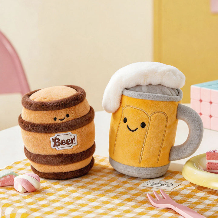Plush Figures Beer Series – Mug, Keg, Can, Bottle