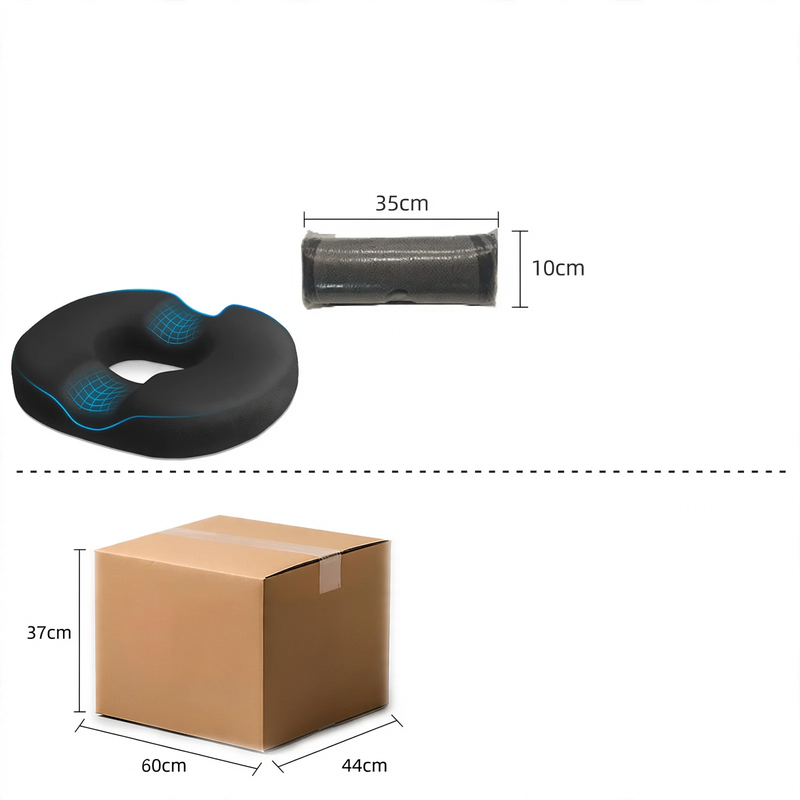 Seat cushion with memory foam for office and car