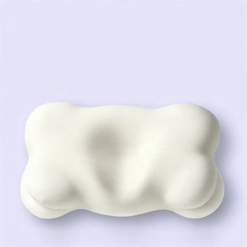 Cloud-shaped neck support pillow made of memory foam