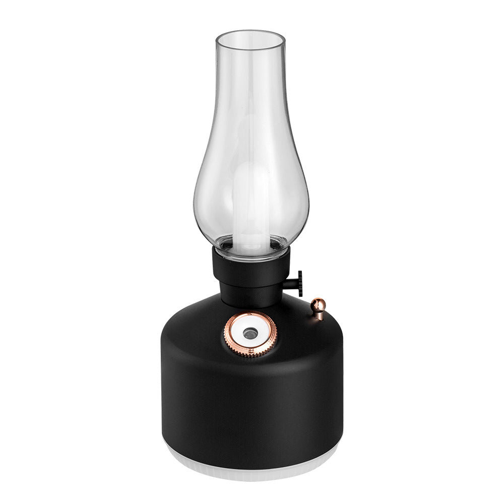 Compact aromatherapy lamp with ultrasonic nebulizer, model LA-0621