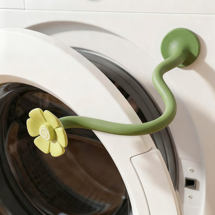 Magnetic ventilation holder for washing machines