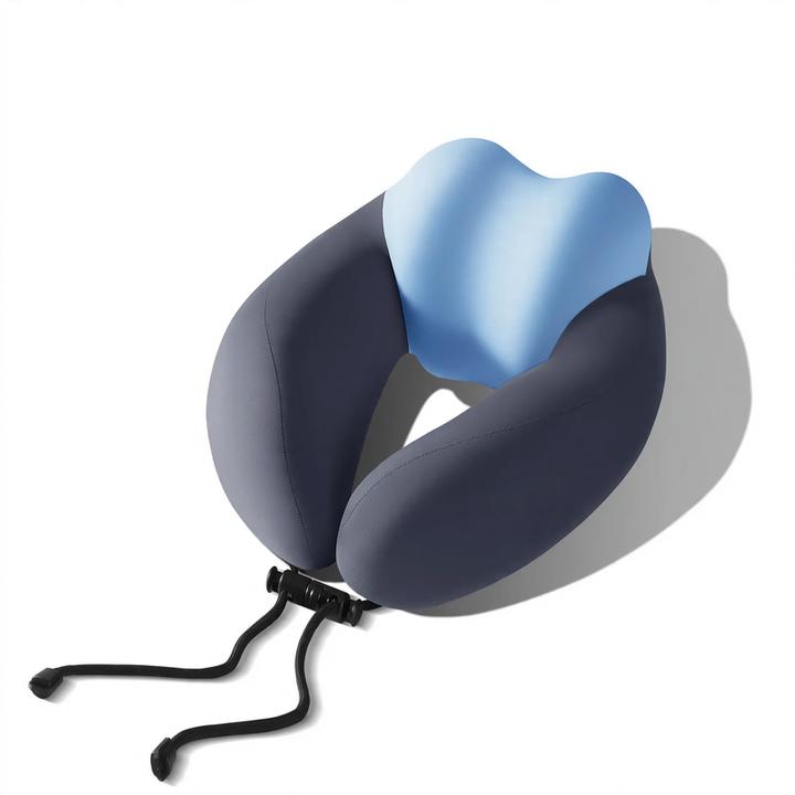 U-shaped neck pillow with memory foam