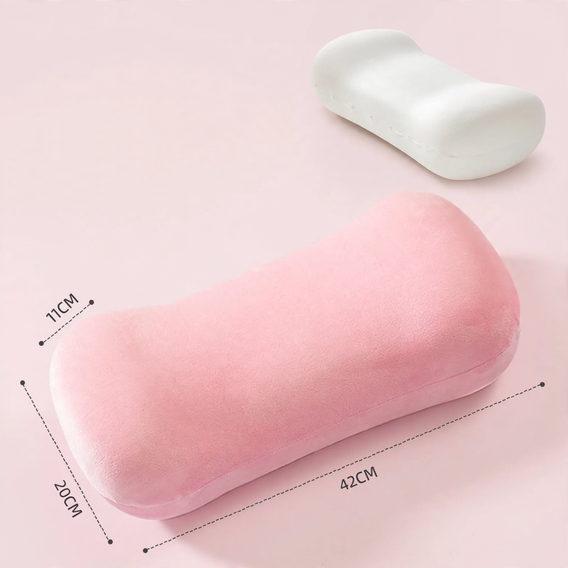 Portable neck pillow with memory foam