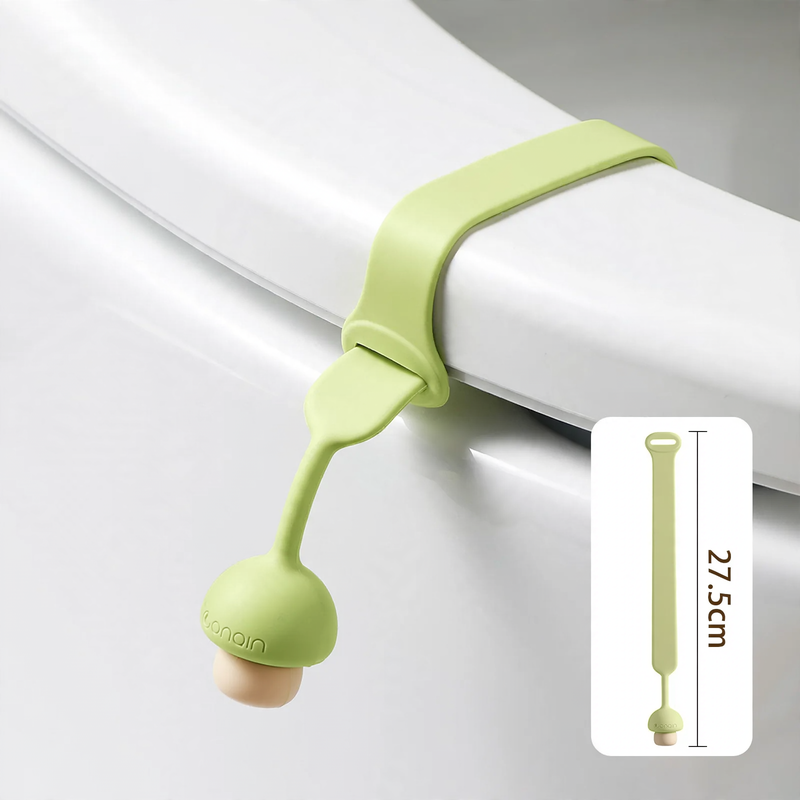 Silicone toilet seat lifter
