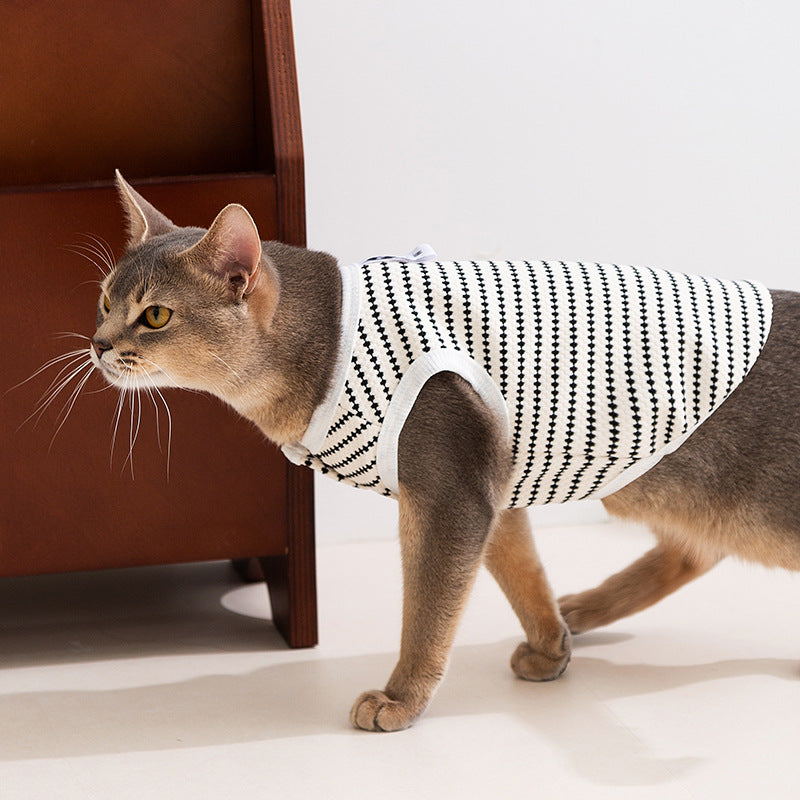 Cotton vest for dogs and cats, Spring/Summer