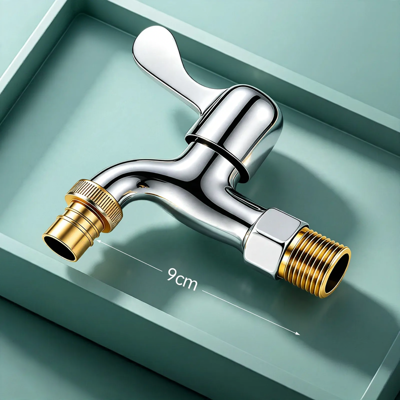 Stainless steel faucet for washing machine and balcony