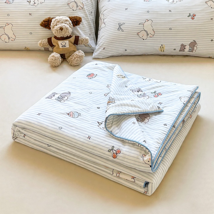 Summer blanket with cooling effect, machine washable