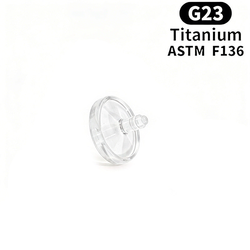 Titan Piercing bar with internal thread