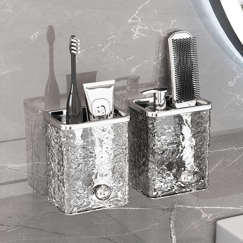 Wall-mounted storage box, self-adhesive