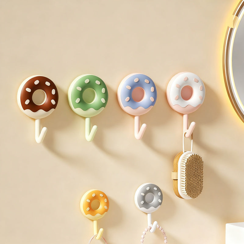 Self-adhesive wall hooks without drilling