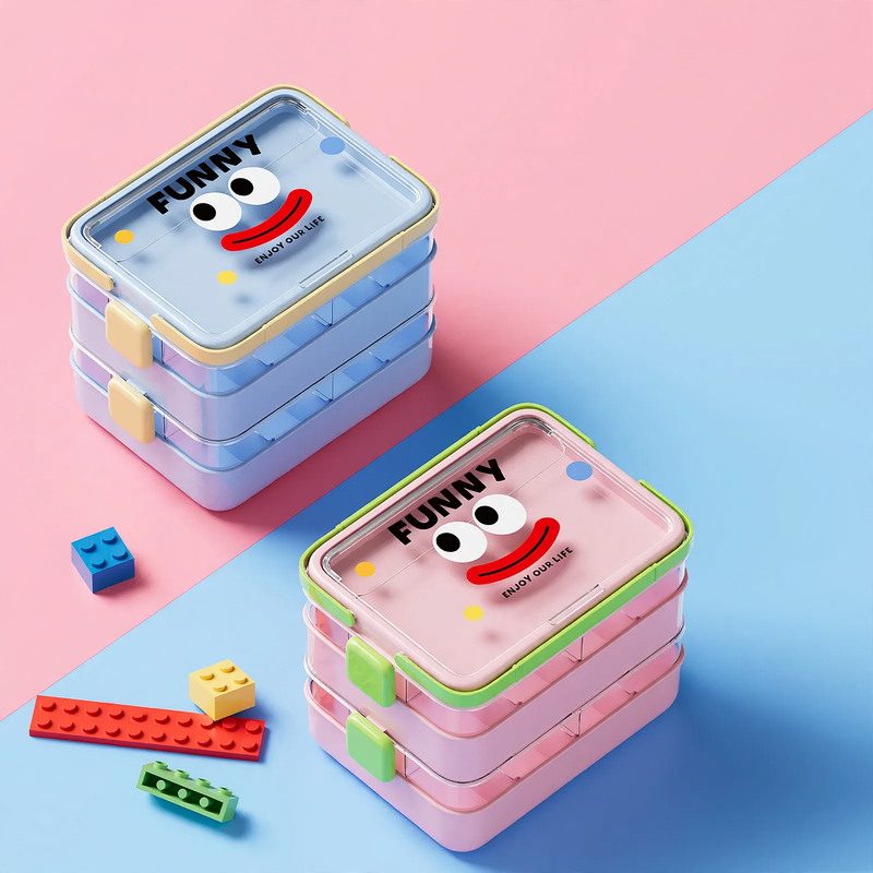 Toy storage box with compartments, model DD2572