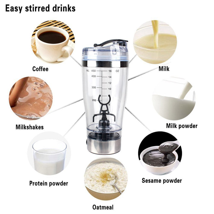 Automatic Stirring Mixer Cup, 450 ml, Plastic