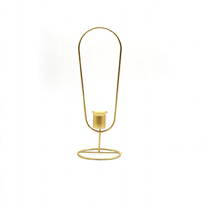 Iron Candle Holder, Modern Design