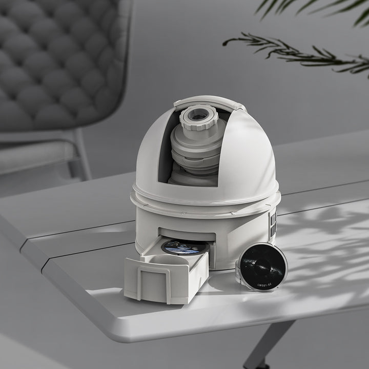 Starry sky projection lamp with voice guidance