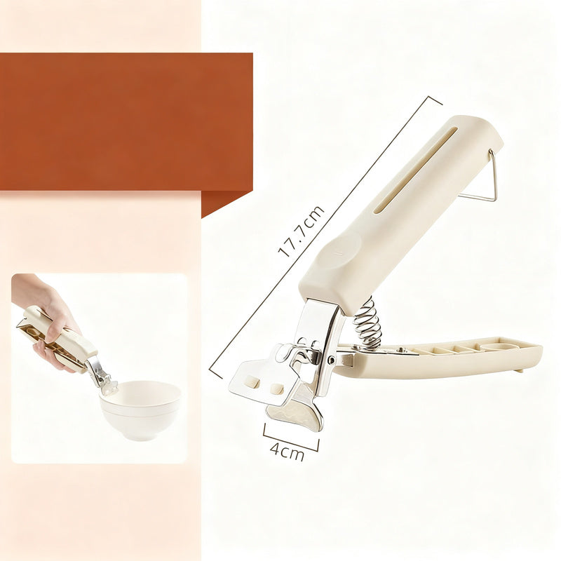 Heat protection tongs for bowls and plates