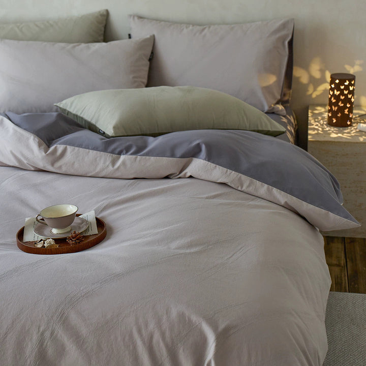 Cotton bedding set, 4-piece, long staple combed