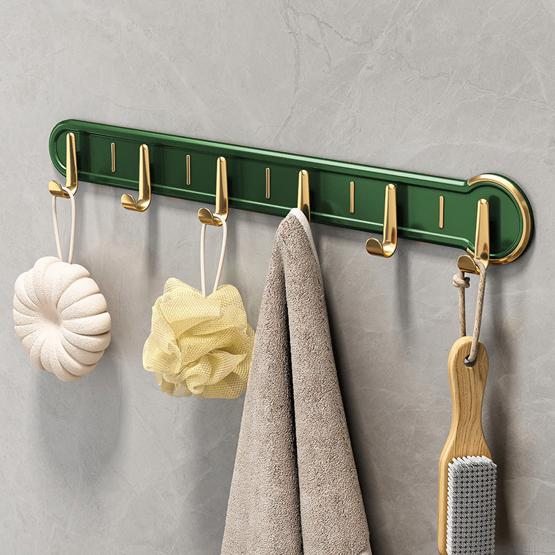 Self-adhesive wall hooks, 6-piece strip