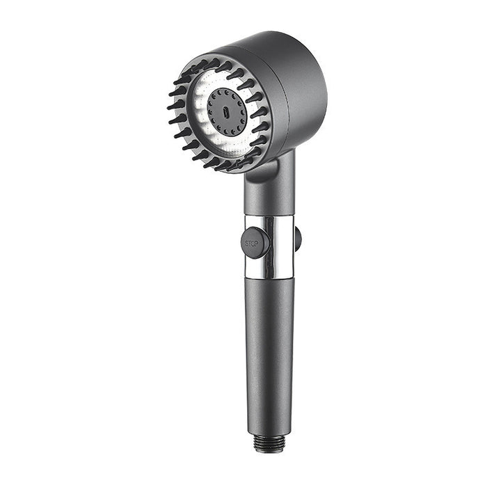 Multifunctional shower head with LED and massage function