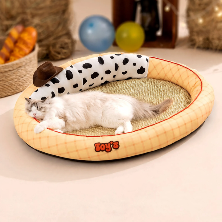 Breathable Pet Bed for Summer, Wicker