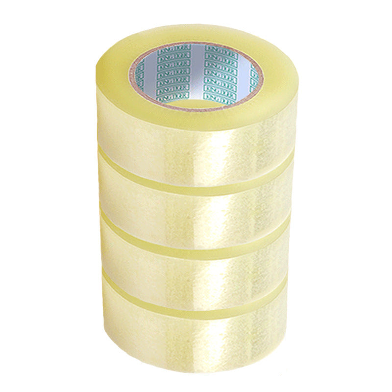 Transparent tape for packaging