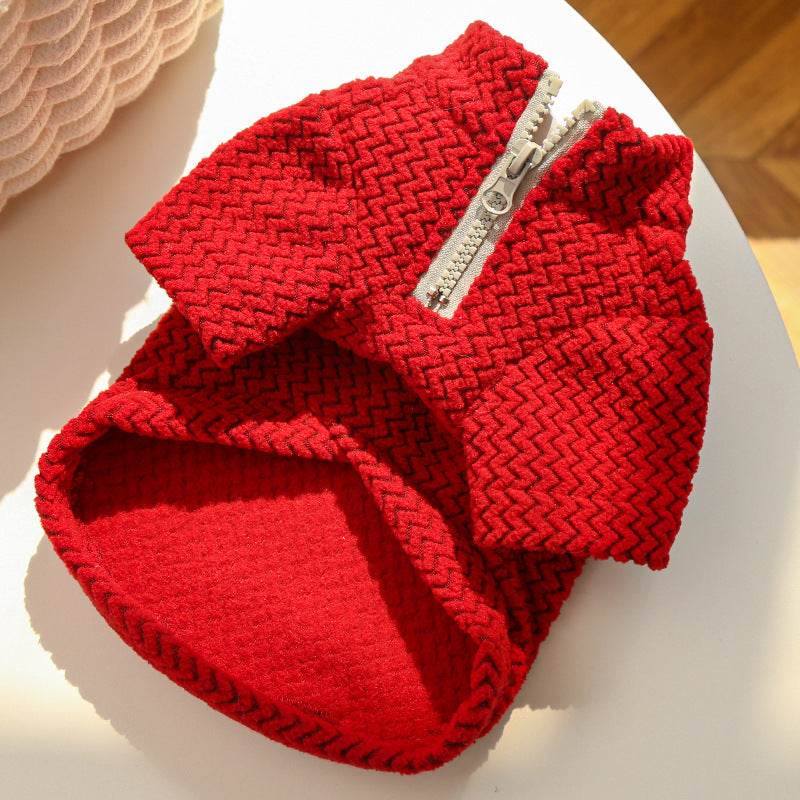 Pet jacket for dogs and cats, fleece