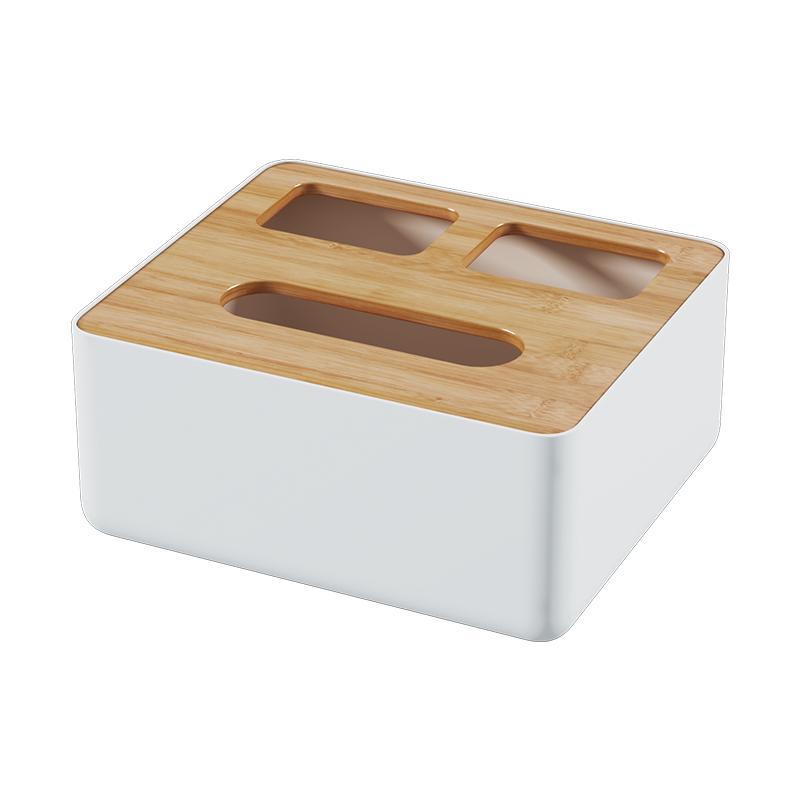 Tissue box with storage function