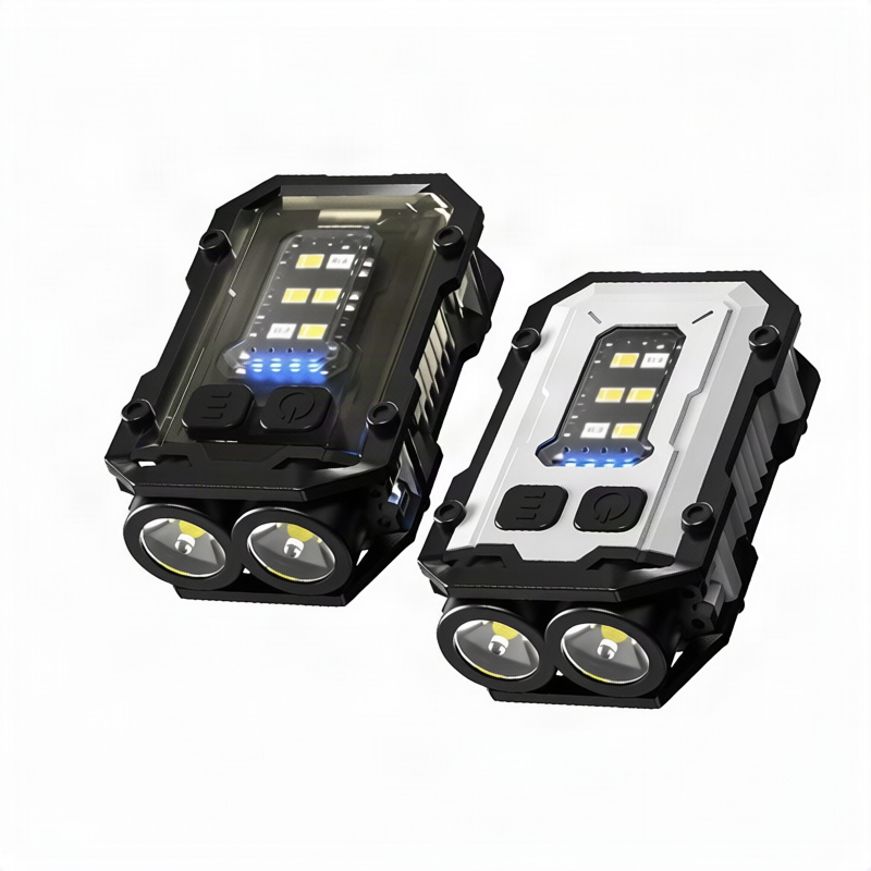 Portable USB flashlight with magnetic holder