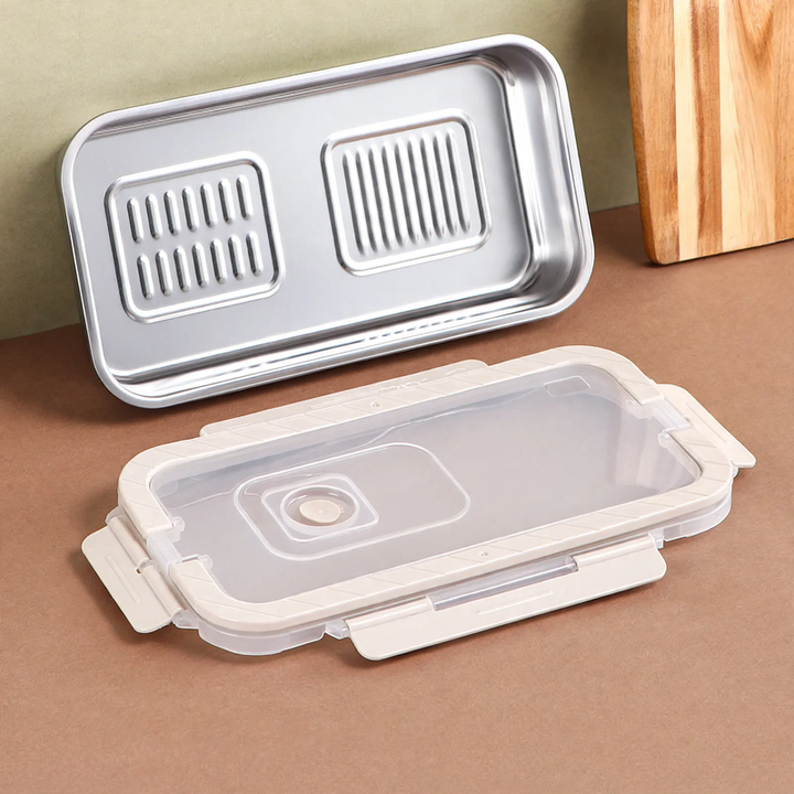 Stainless steel food storage container, 2.51 L