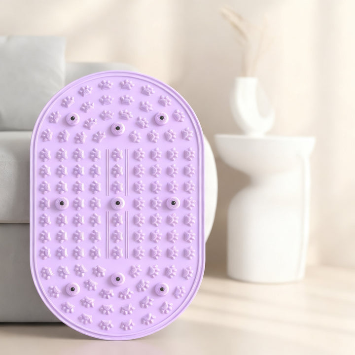 Foot reflex zone mat with magnetic stones