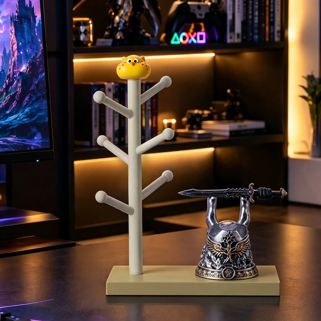 Game controller stand and desk organizer