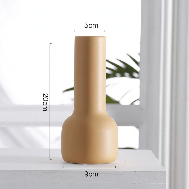 Ceramic flower vase, Nordic design