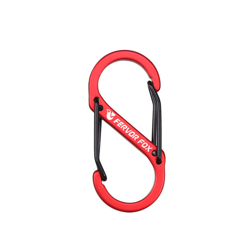 Safety carabiner made of carbon steel