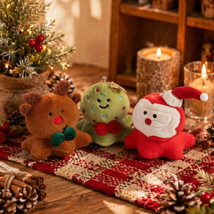 Plush toy Christmas figure, 13 cm, polyester