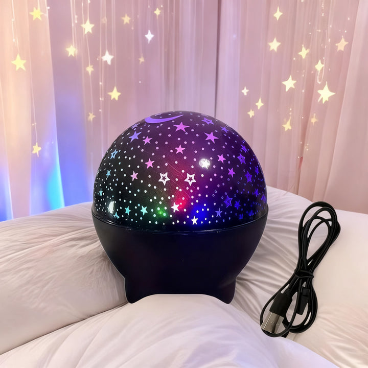 LED projection light with interchangeable patterns