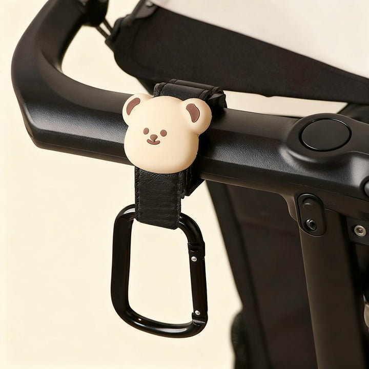 Aluminum stroller hook