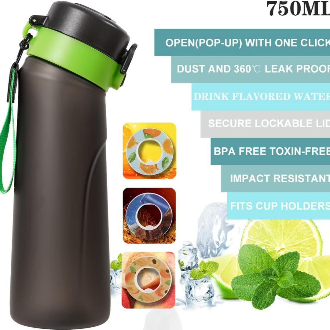 Drink bottle with flavor rings, 750 ml