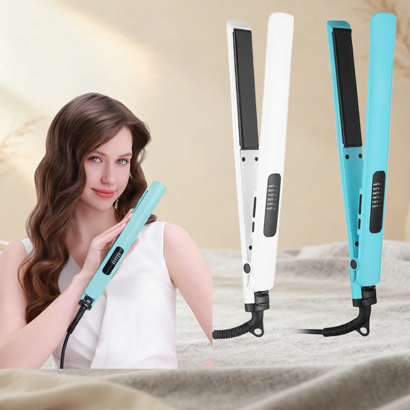 Hair Straightener and Curling Iron 2-in-1, Ceramic