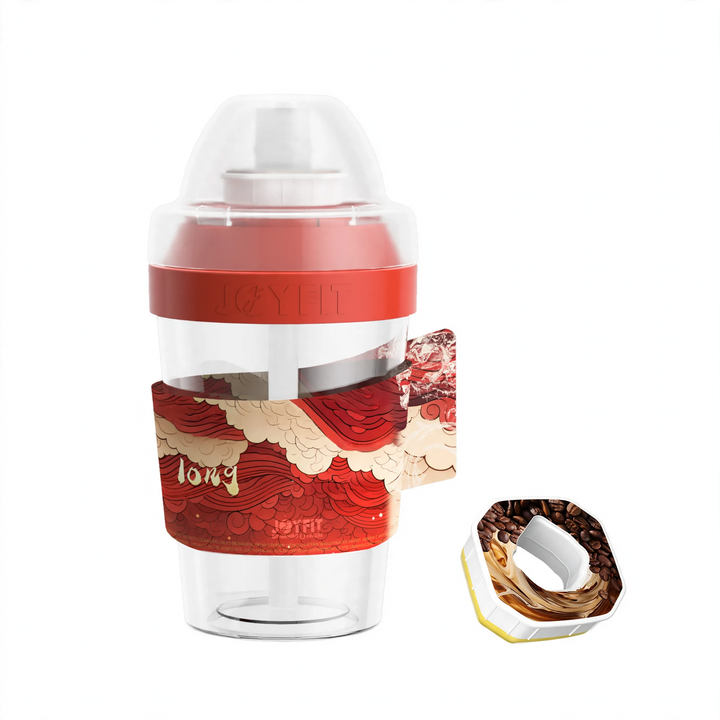 Sports water bottle with straw, 400 ml