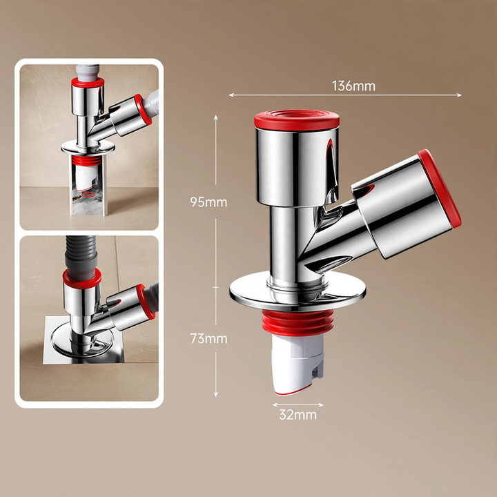 Waste water distributor for washing machine and sink