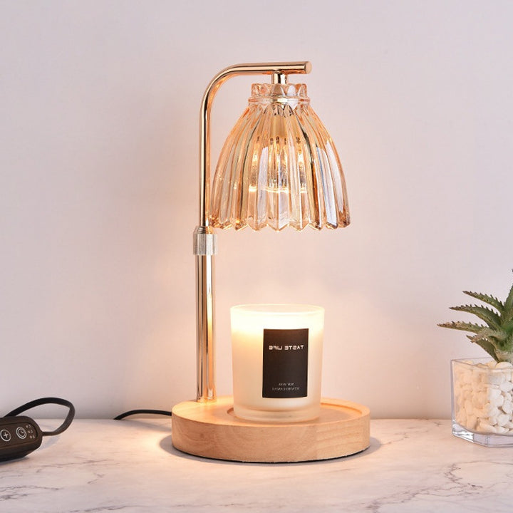 Wax melt fragrance lamp with dimmer function