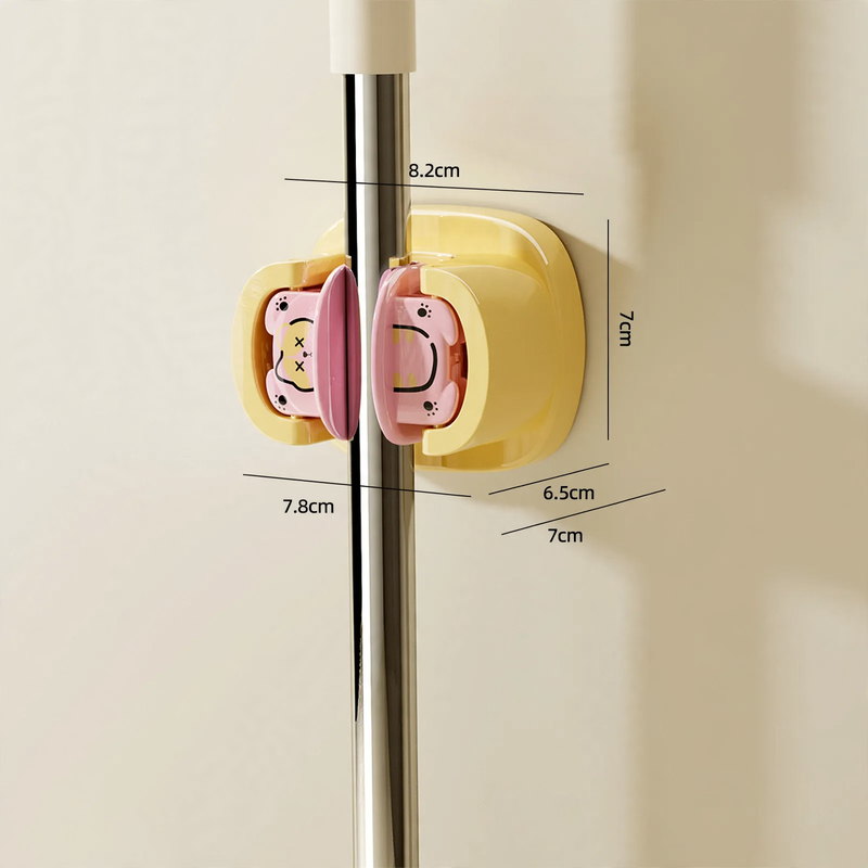 Suction cup top hooks for wall mounting, no drilling