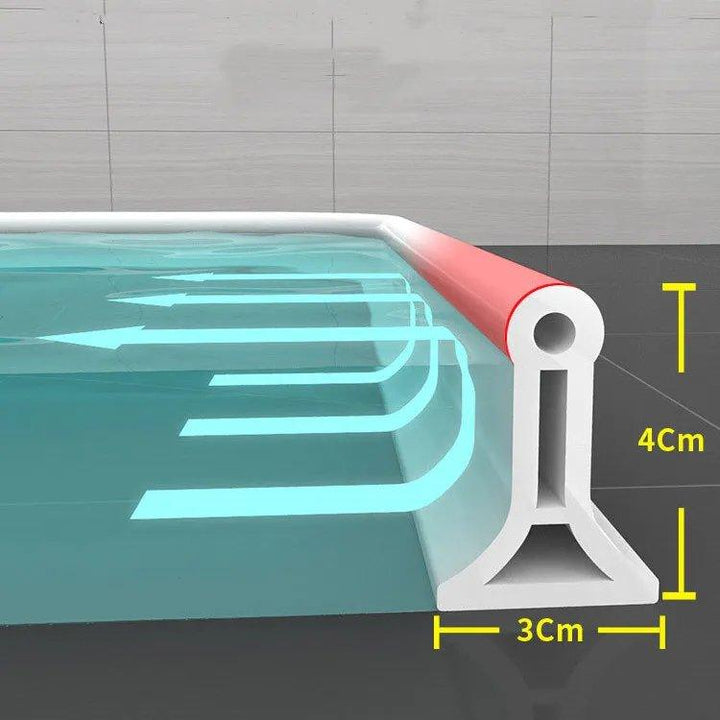 FlexiSeal Shower Edge — No more wet floors and frustration in the bathroom, stay dry – completely without installation stress! | Kalsten