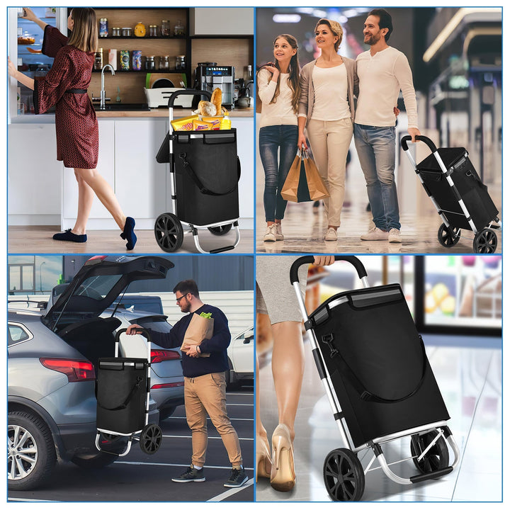 Shopping trolley shopping roller foldable 40L | Kalsten