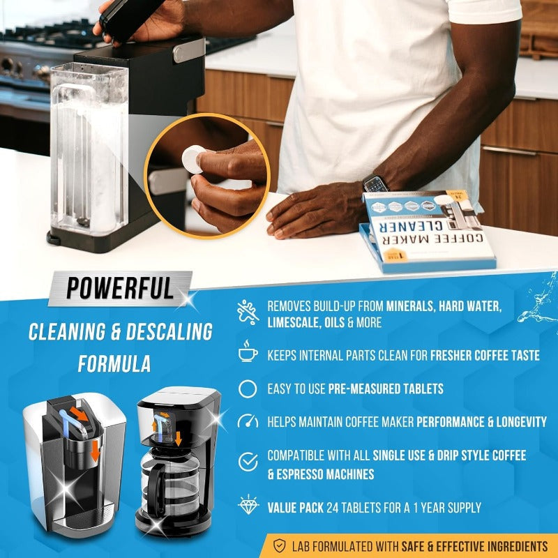 Kalsten | Coffee Maker Cleaning & Descaling Tablets