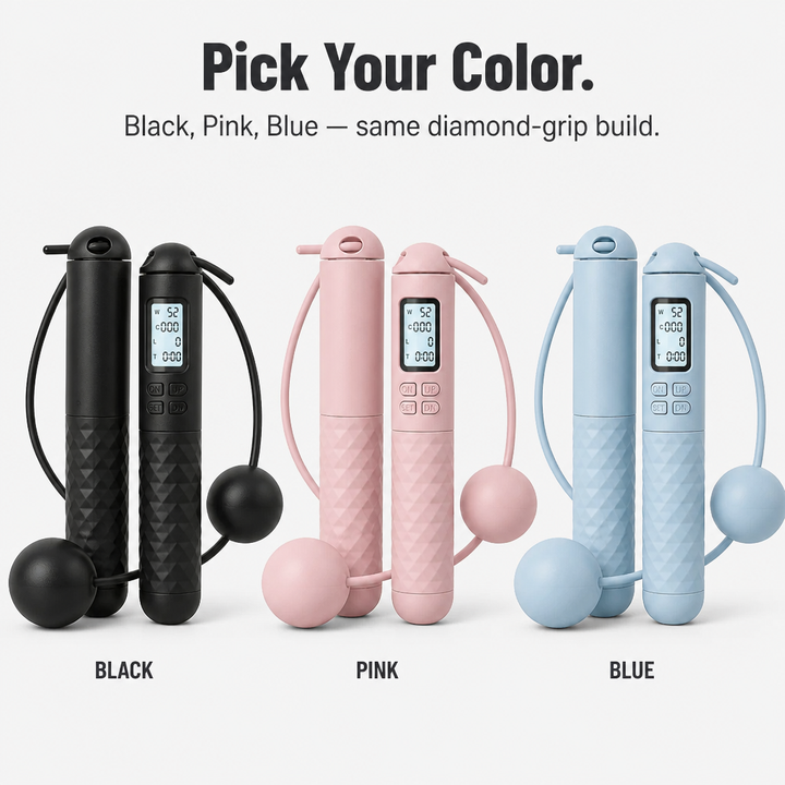 PulseRope Wireless Jump Rope with LCD Display | Kalsten