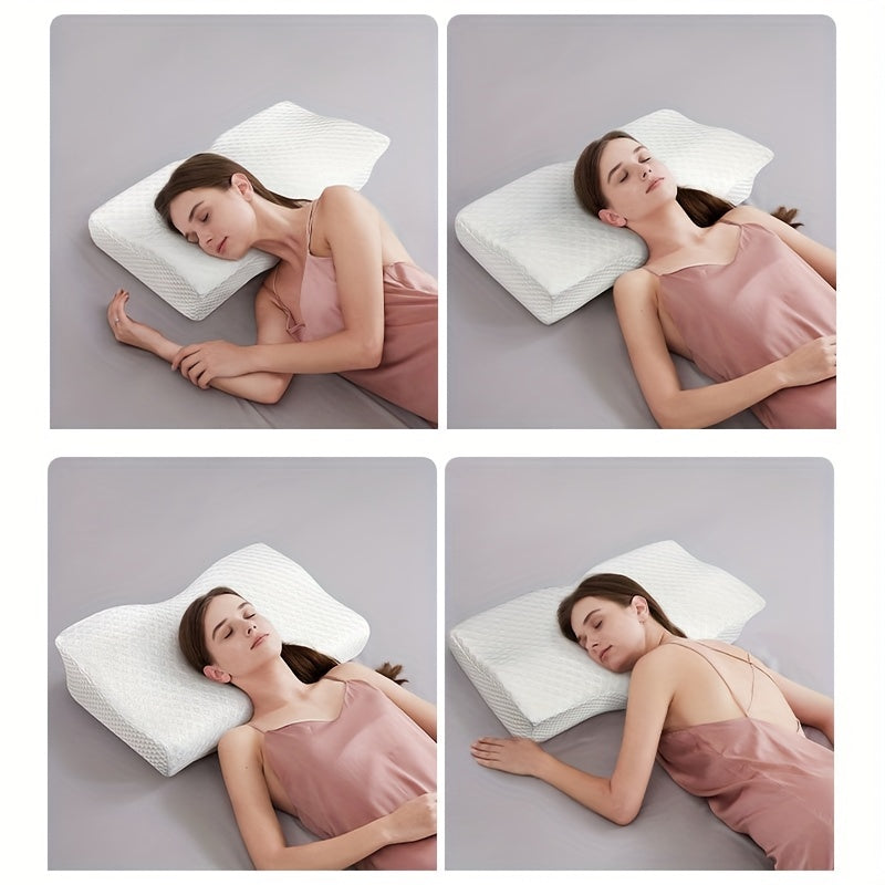 1pc Cooling Memory Foam Shoulder Support Pillow for Side, Back, and Stomach Sleepers - Orthopedic Neck Pain Relief Pillow with Adjustable Cervical Support | Kalsten