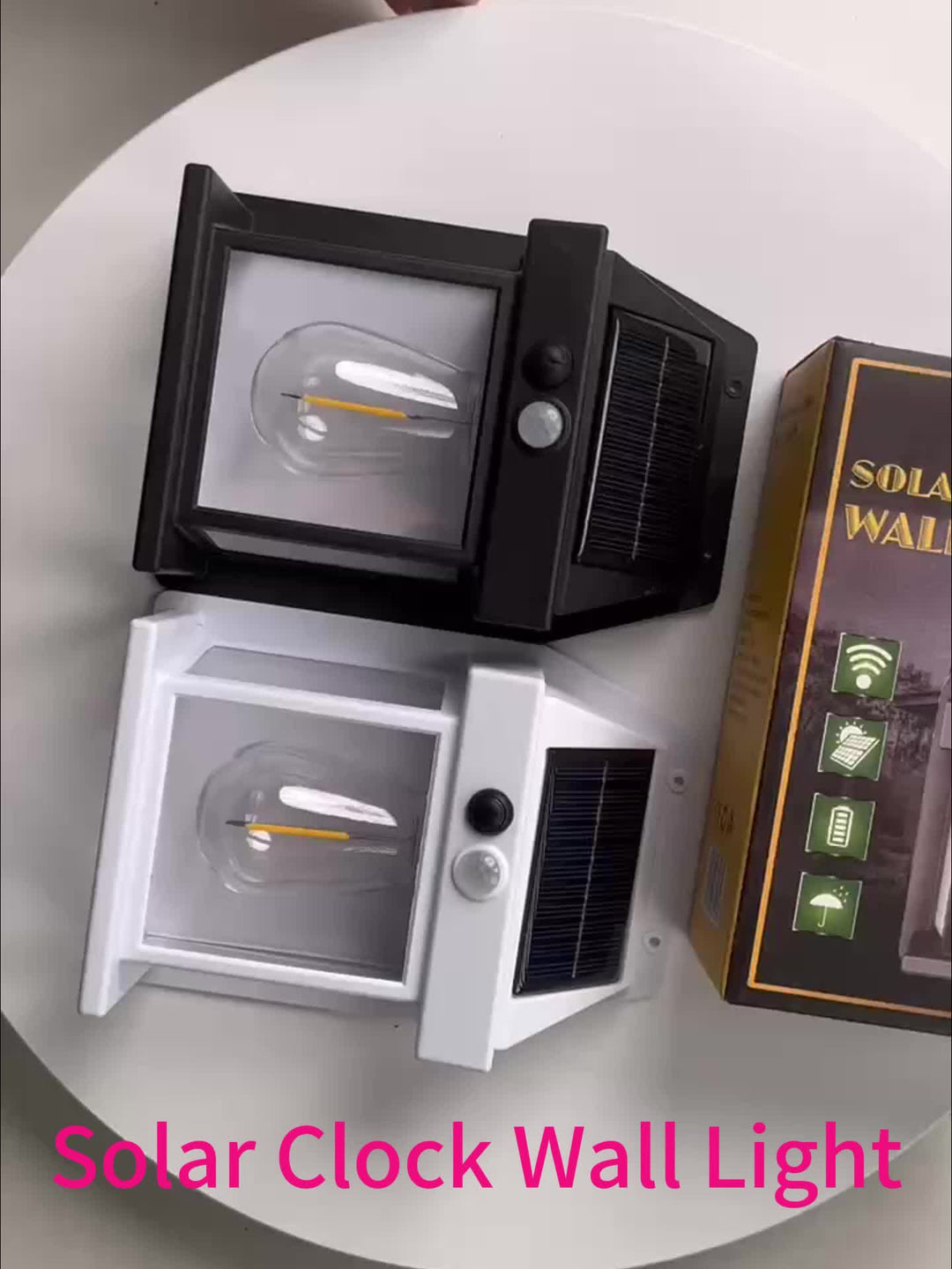 SolarGlow Wall Lamp - Solar Energy Motion Sensor LED | Kalsten