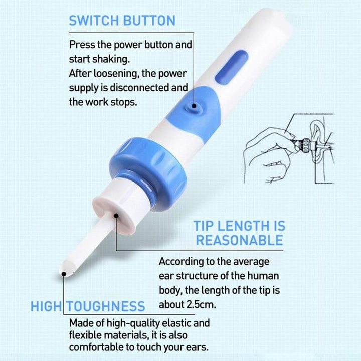 Kalsten | Ear Cleaner with Vibration and Vacuum – Safe and Painless for Adults & Children
