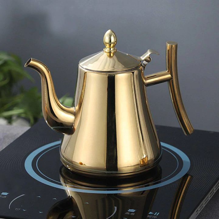 Stylish Infusio Teapot - made of Stainless Steel for Perfect Tea Moments Kalsten
