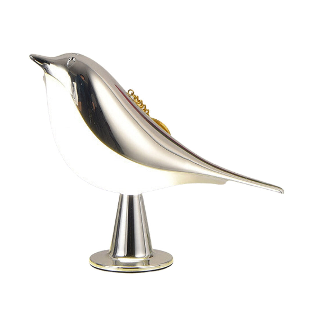 Table Lamp with Bird Design in Wood Finish | Kalsten